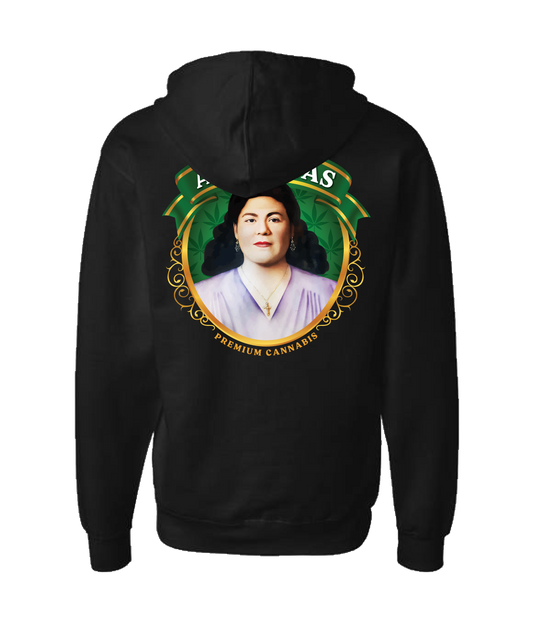 Michael Gabriel - ABUELITAS - Black Zip Up Hoodie
