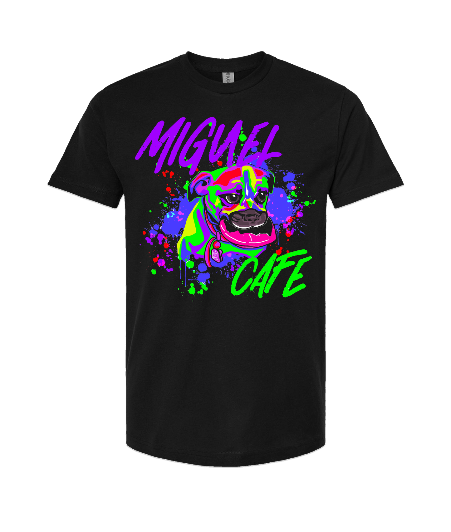 V-MICMTOP - DOG - Black T-Shirt