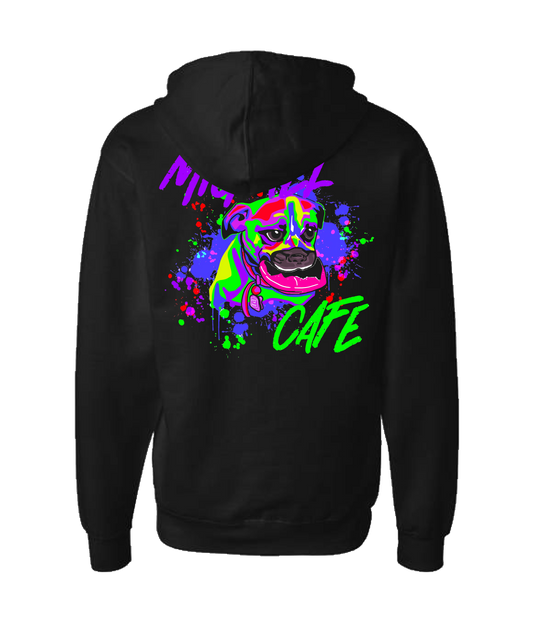 V-MICMTOP - DOG - Black Zip Up Hoodie
