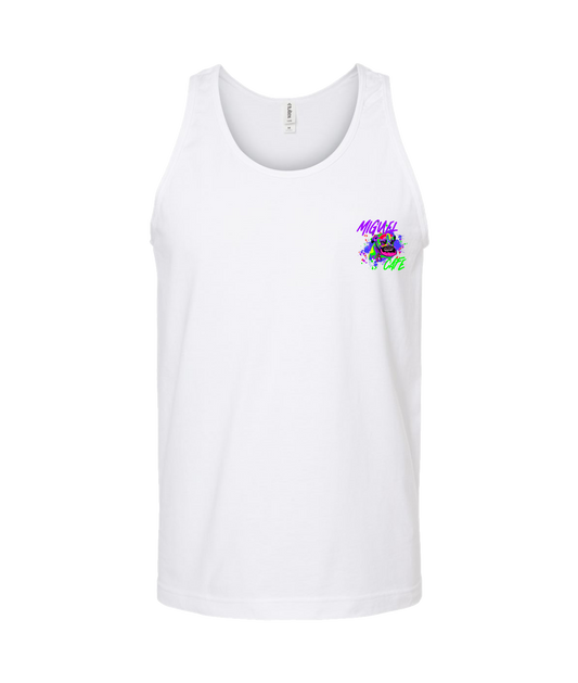 Miguel Cafe music - DOG - White Tank Top