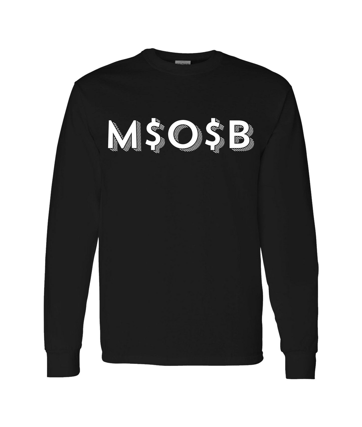 V-MIOBTOP - MOB - Black Long Sleeve T
