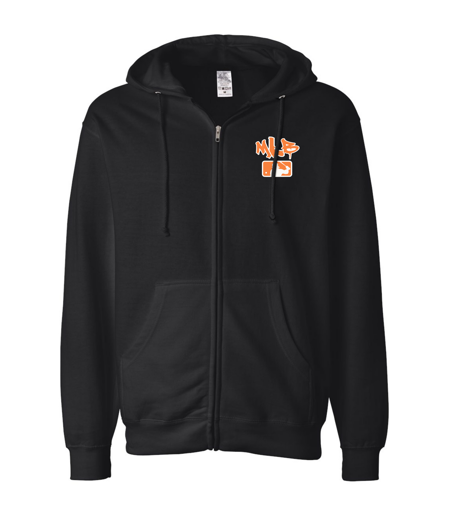 More Like Brothers Apparel - MLB Orange - Black Zip Hoodie