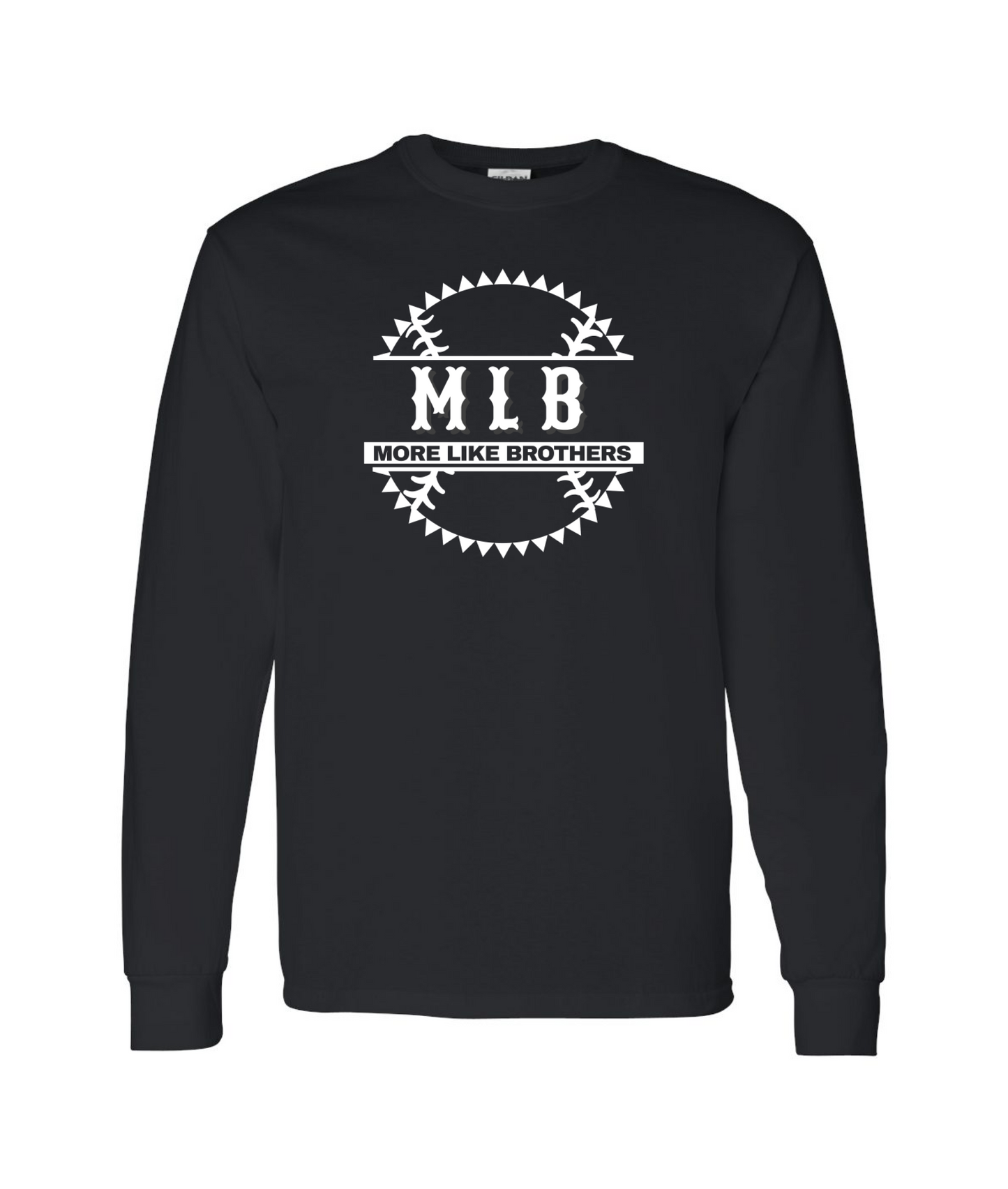 More Like Brothers Apparel - Logo - Black Long Sleeve T