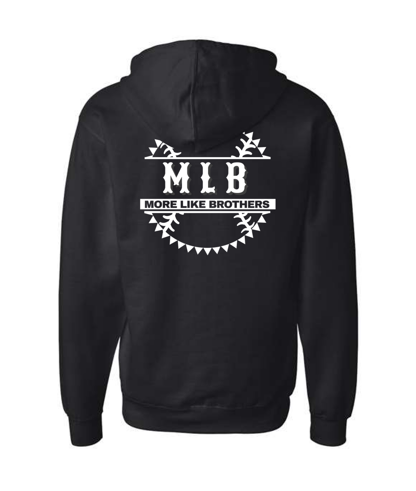 More Like Brothers Apparel - Logo - Black Zip Hoodie