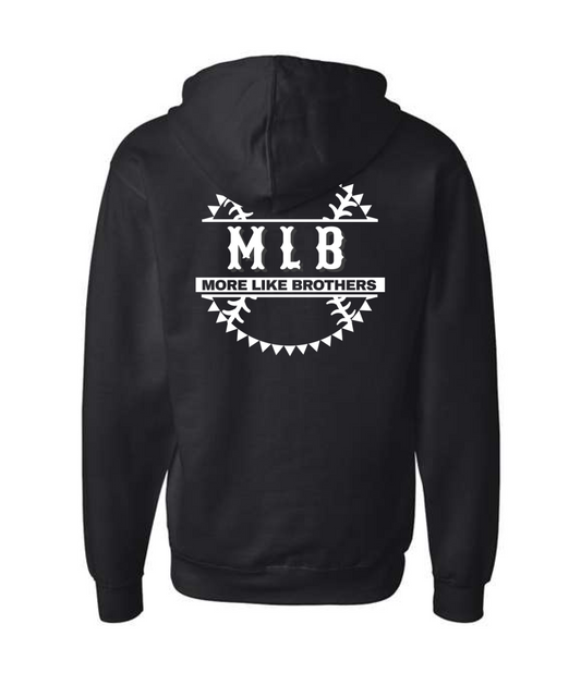 More Like Brothers Apparel - Logo - Black Zip Hoodie