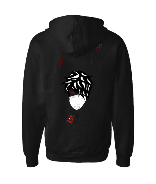 Man Made Disaster Threads - Resurrection - Black Zip Up Hoodie
