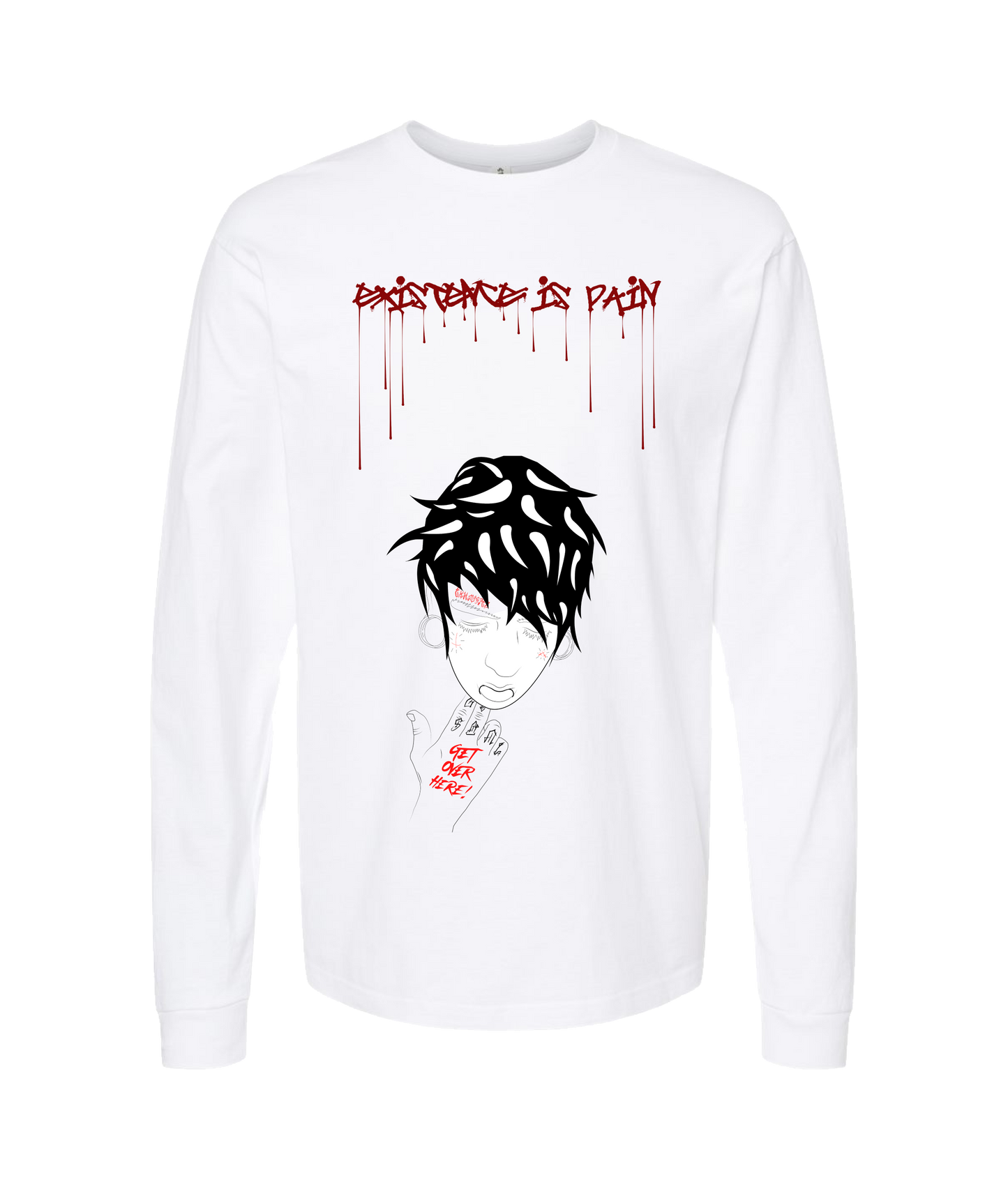 Man Made Disaster Threads - Resurrection - White Long Sleeve T