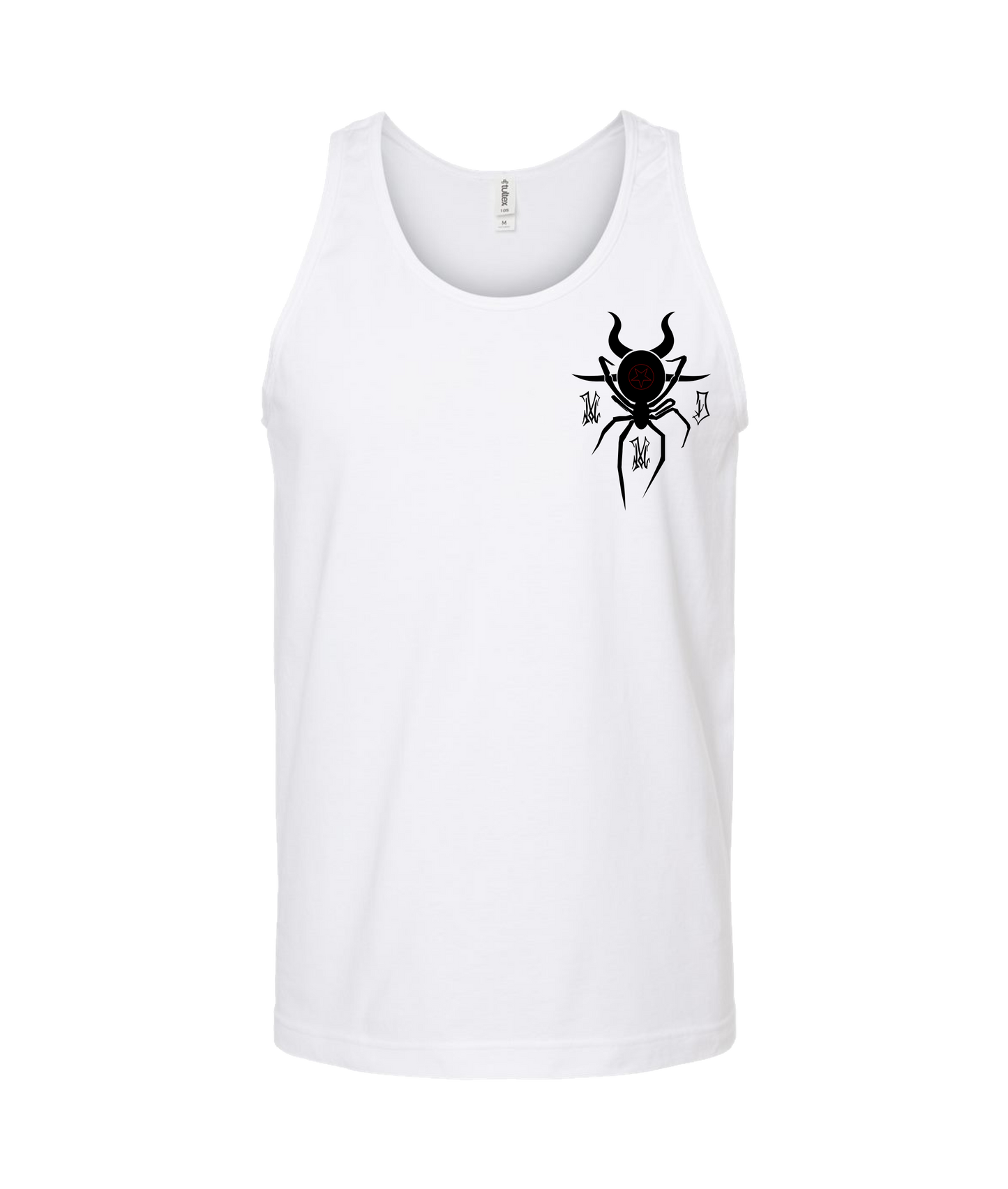 Man Made Disaster Threads - Fuck emotions - White Tank Top