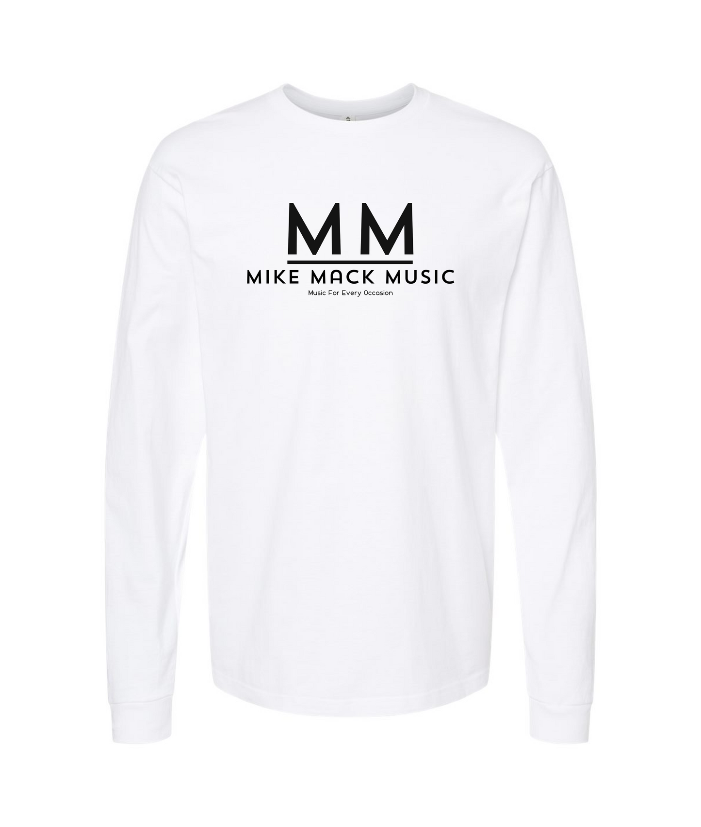 Mike Mack Music - Logo - White Long Sleeve T