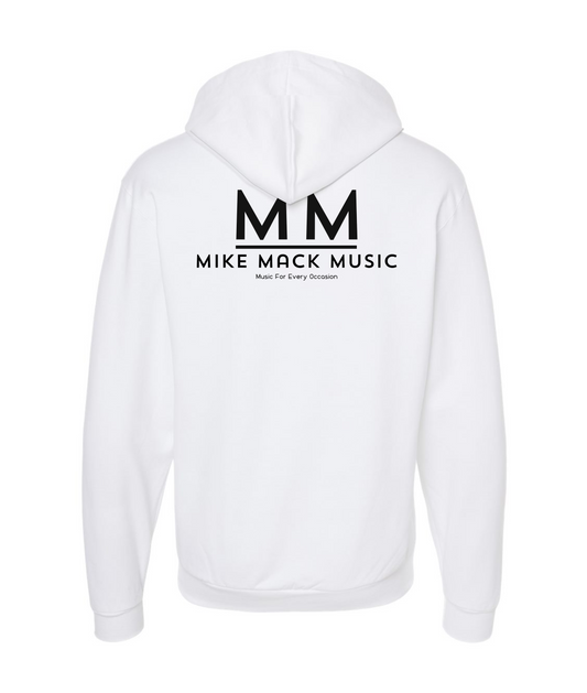 Mike Mack Music - Logo - White Zip Hoodie