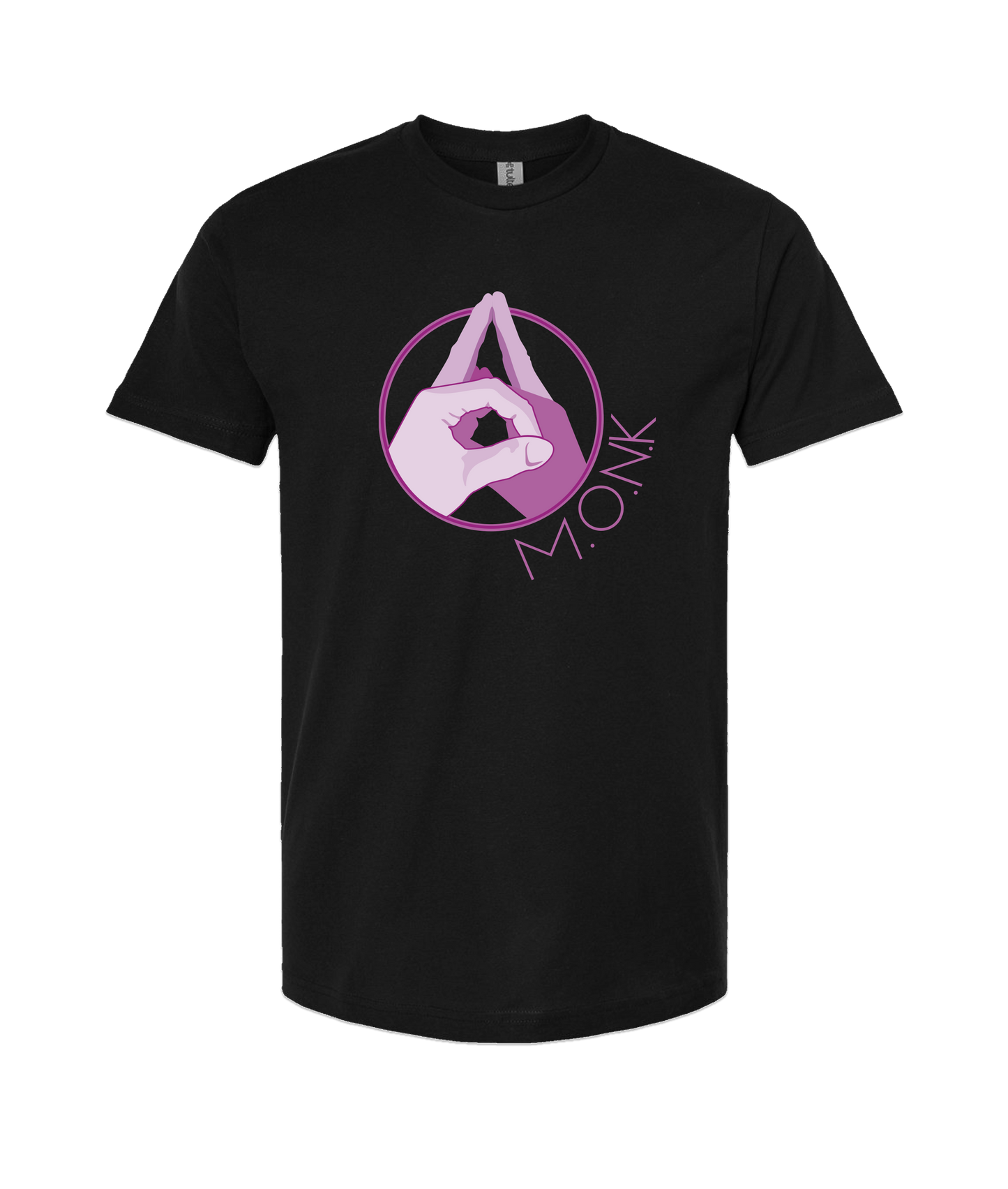 Monk Melville - M.O.N.K - Black T Shirt
