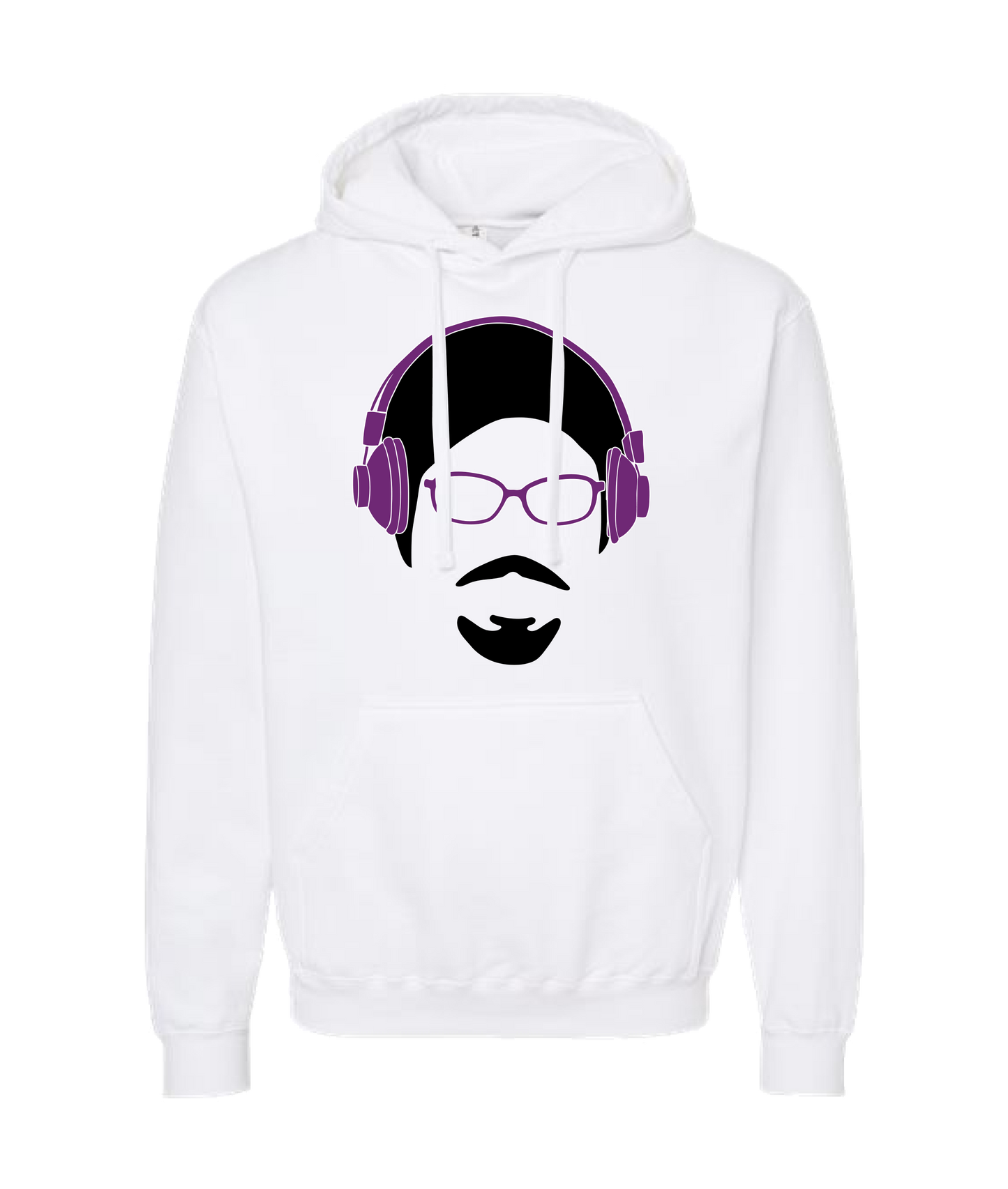 Monk Melville - #Monkwithme - White Hoodie