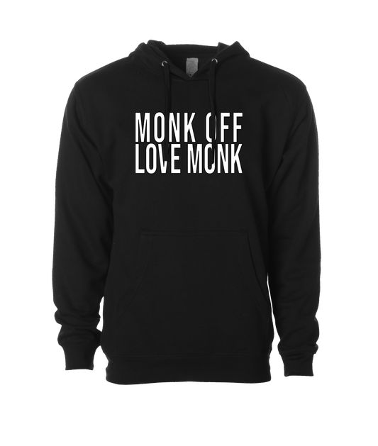 Monk Melville - Monk Off Love Monk - Black Hoodie