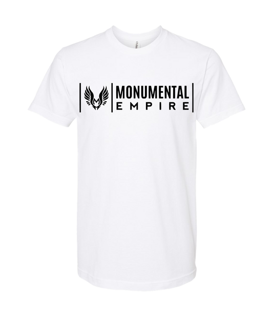 Monumental Empire - BOX LOGO - White T Shirt