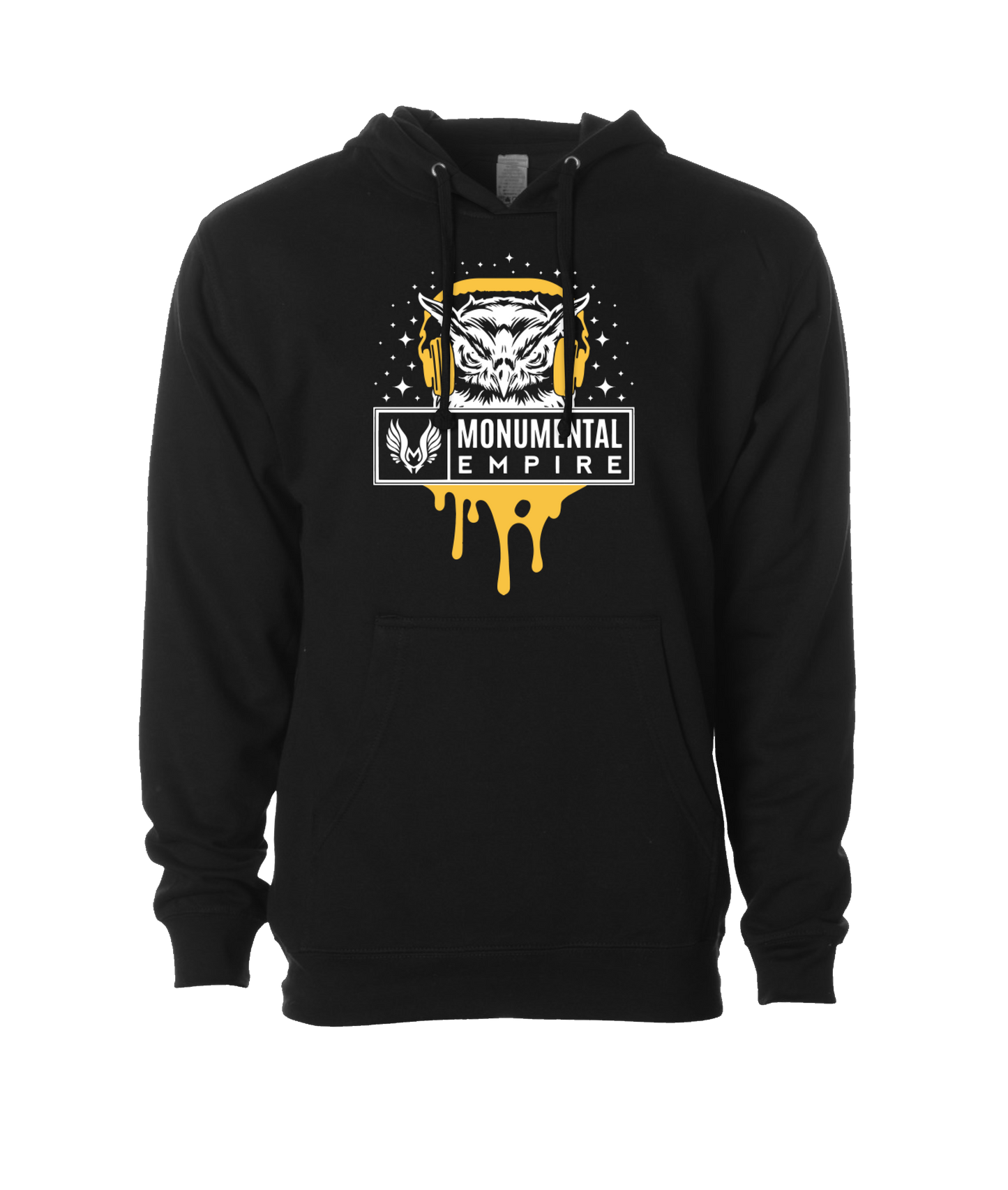 V-MOETOP - BIRD LOGO - Black Hoodie