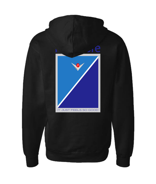 V-MOMOTOP - PARLIMORE - Black Zip Up Hoodie
