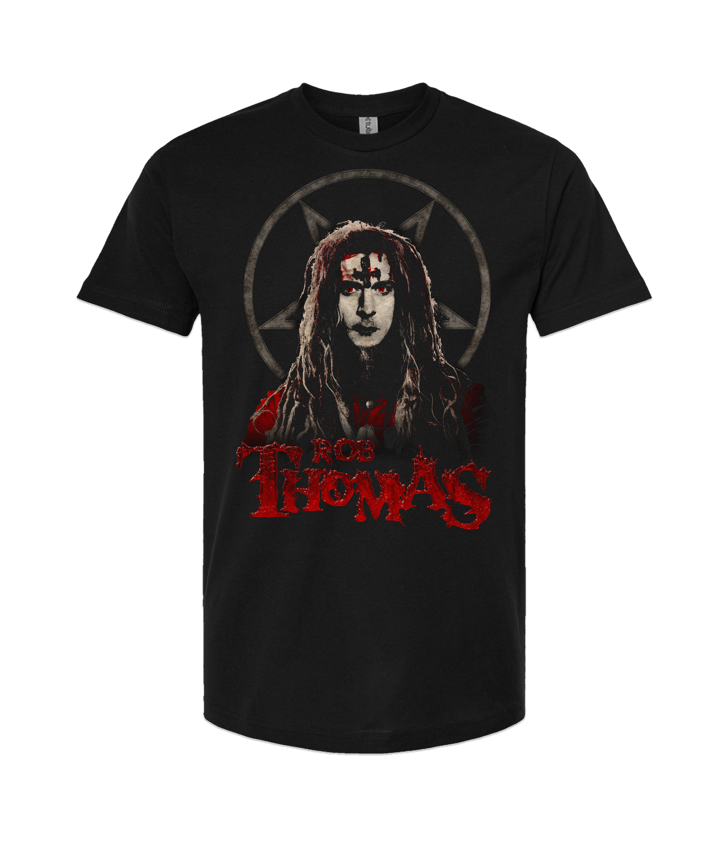 V-MOMOTOP - ROB-THOMBIE - Black T-Shirt