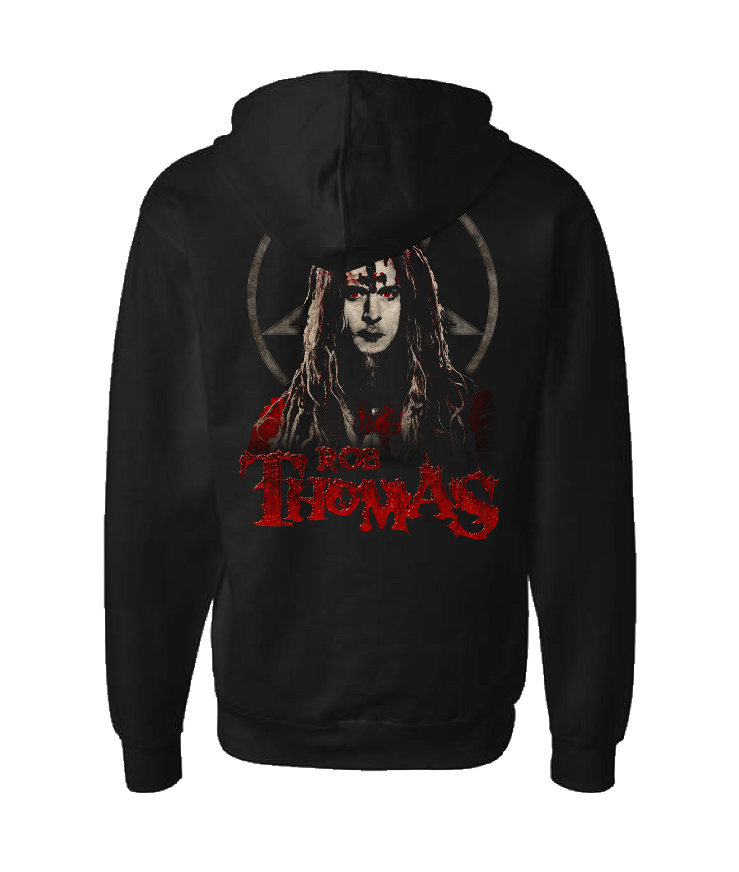 Modern Morons - ROB-THOMBIE - Black Zip Up Hoodie