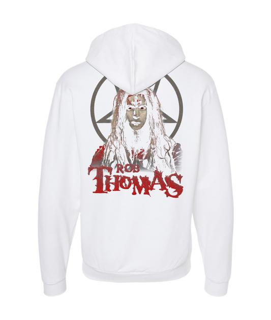 V-MOMOTOP - ROB-THOMBIE - White Zip Up Hoodie