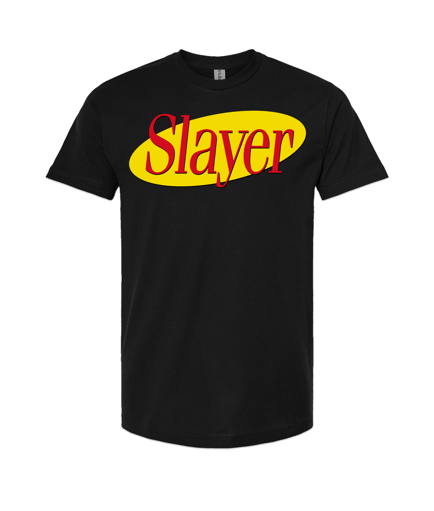 V-MOMOTOP - SLAYFELD - Black T-Shirt
