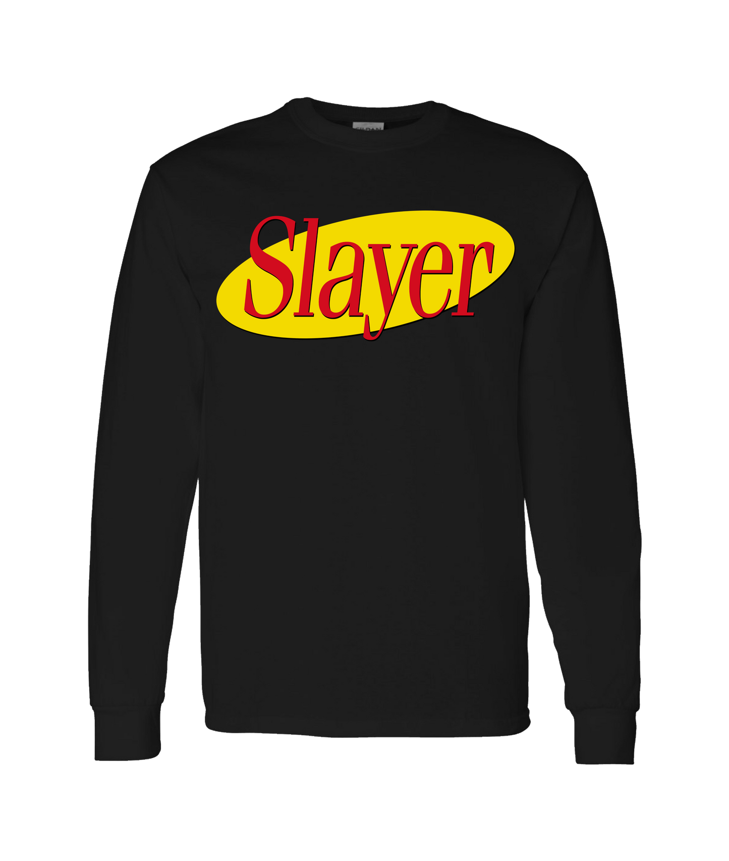 V-MOMOTOP - SLAYFELD - Black Long Sleeve T