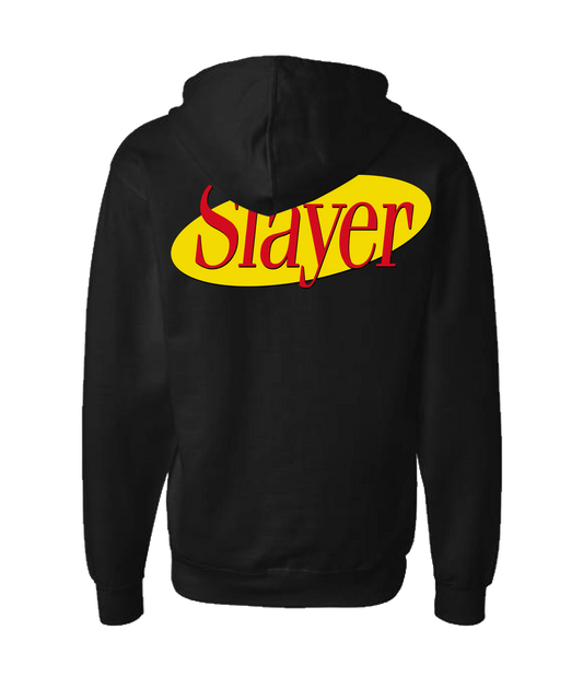 V-MOMOTOP - SLAYFELD - Black Zip Up Hoodie