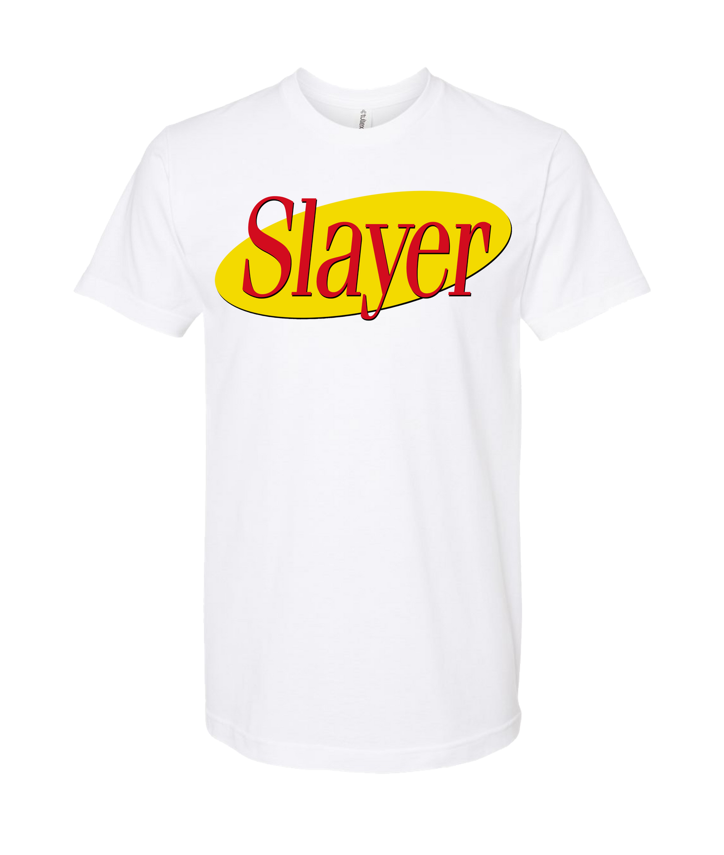 V-MOMOTOP - SLAYFELD - White T-Shirt