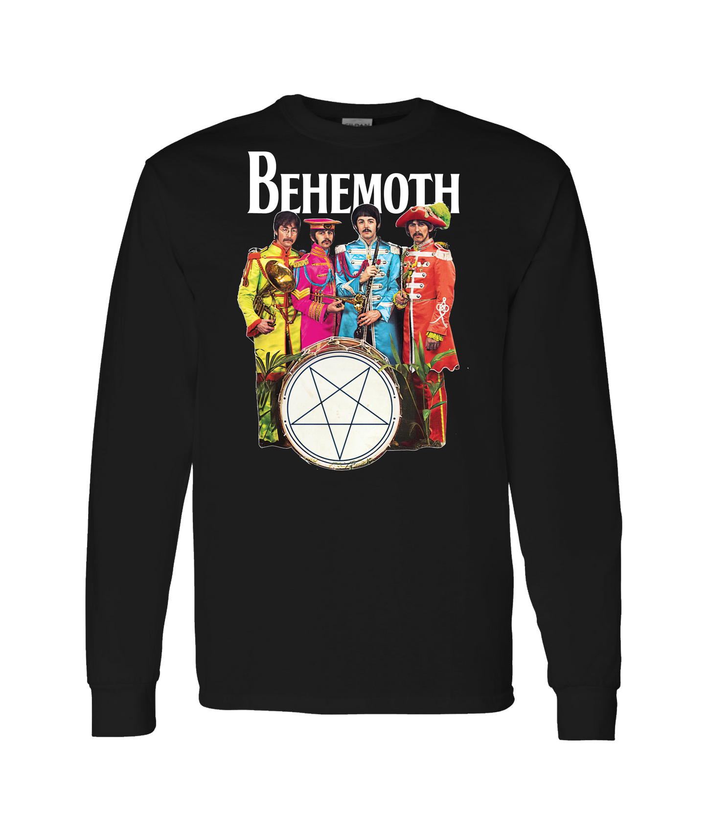 Modern Morons - THE-BEHEMOTHS - Black Long Sleeve T
