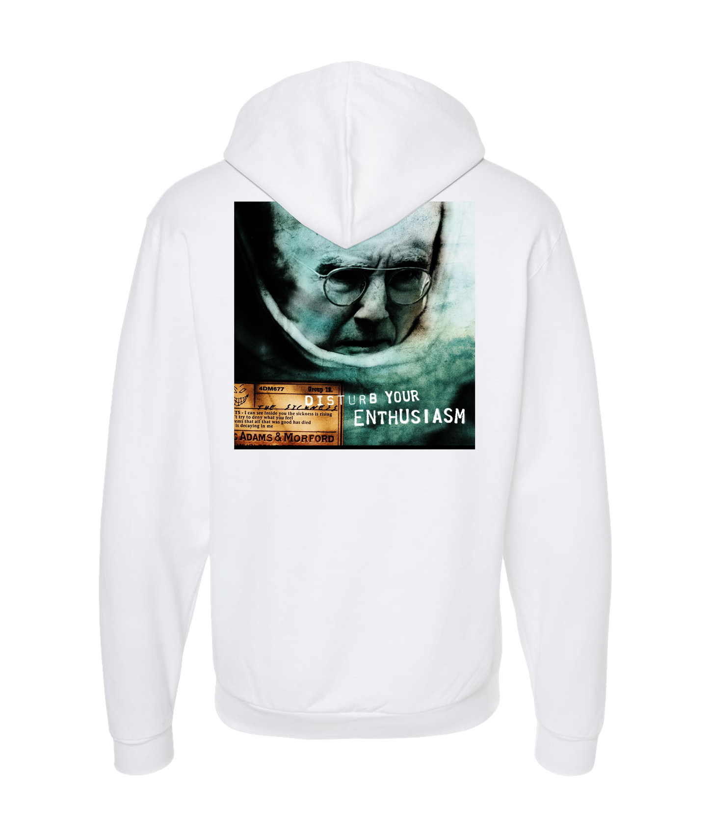 V-MOMOTOP - DYE - White Zip Up Hoodie