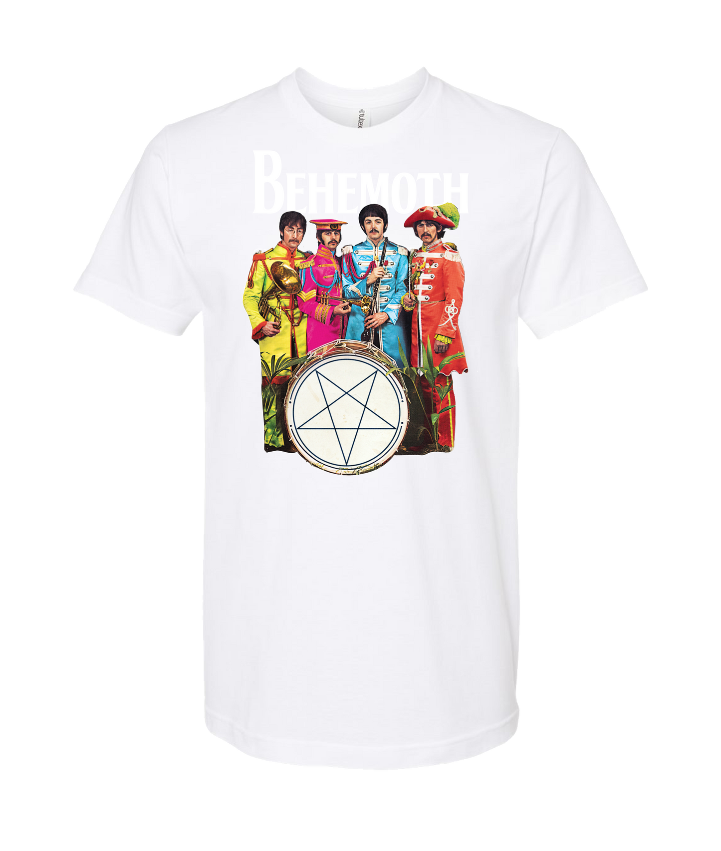 Modern Morons - THE-BEHEMOTHS - White T-Shirt