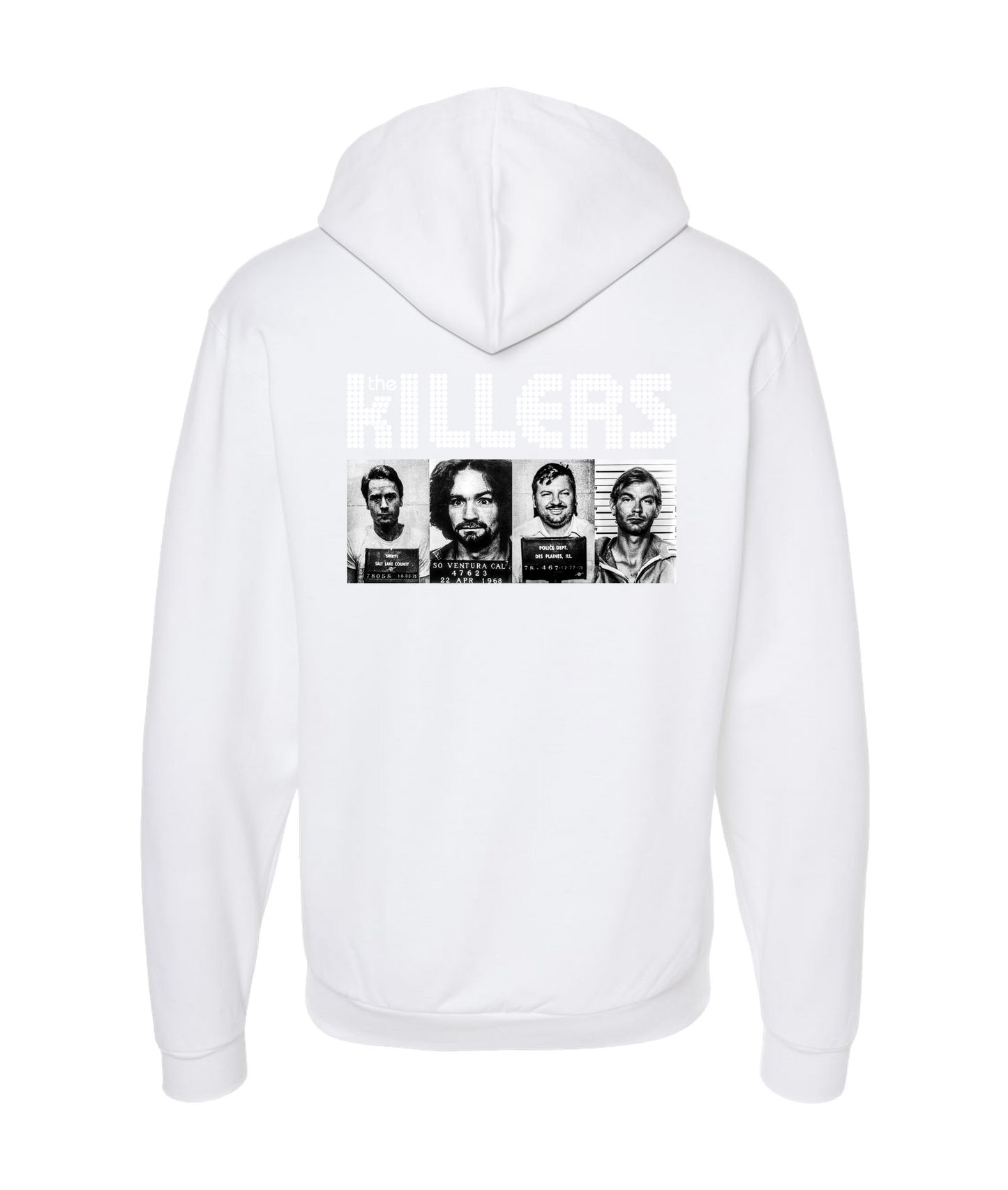 Modern Morons - THE-SERIAL-KILLERS - White Zip Up Hoodie