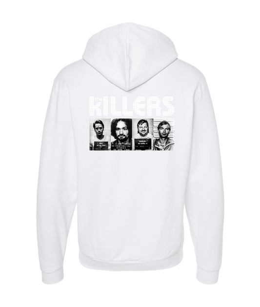 Modern Morons - THE-SERIAL-KILLERS - White Zip Up Hoodie