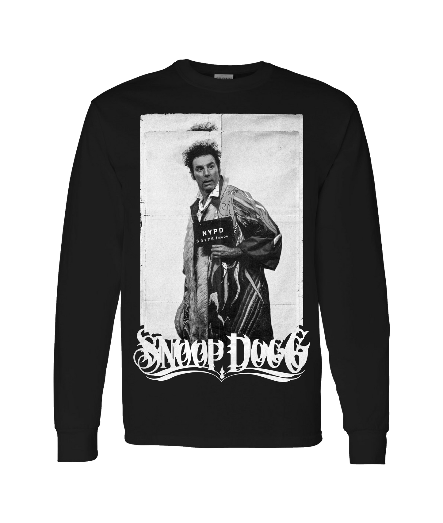 V-MOMOTOP - KRAME-DOGG - Black Long Sleeve T