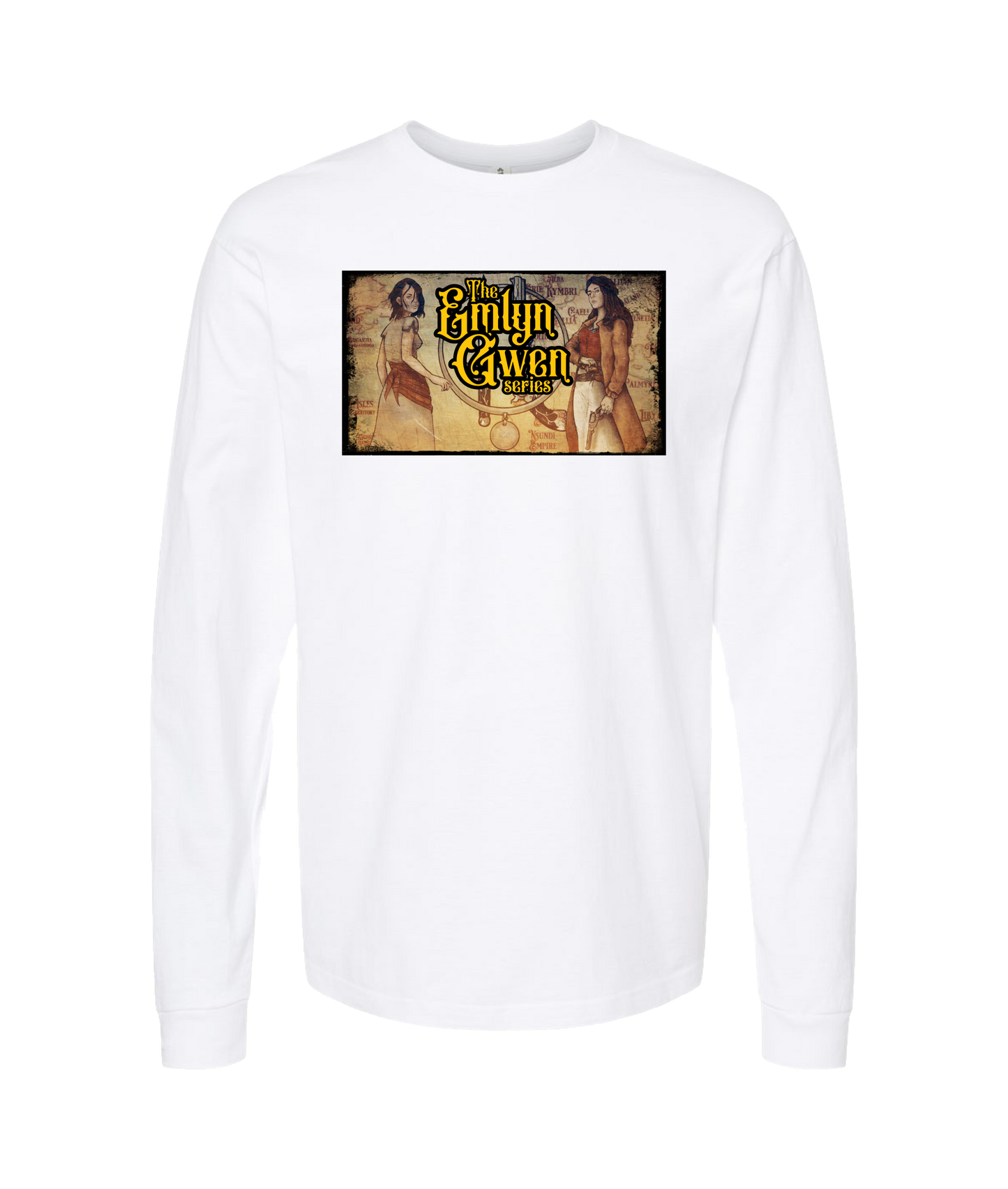 Wyrd Road - The Emlyn Gwen Series - White Long Sleeve T