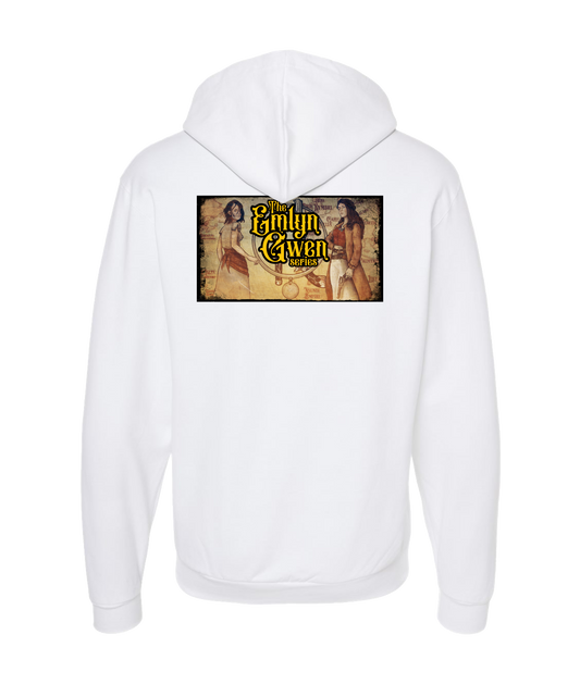 Wyrd Road - The Emlyn Gwen Series - White Zip Up Hoodie