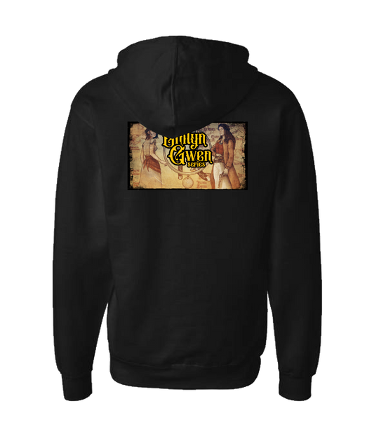 Wyrd Road - The Emlyn Gwen Series - Black Zip Up Hoodie