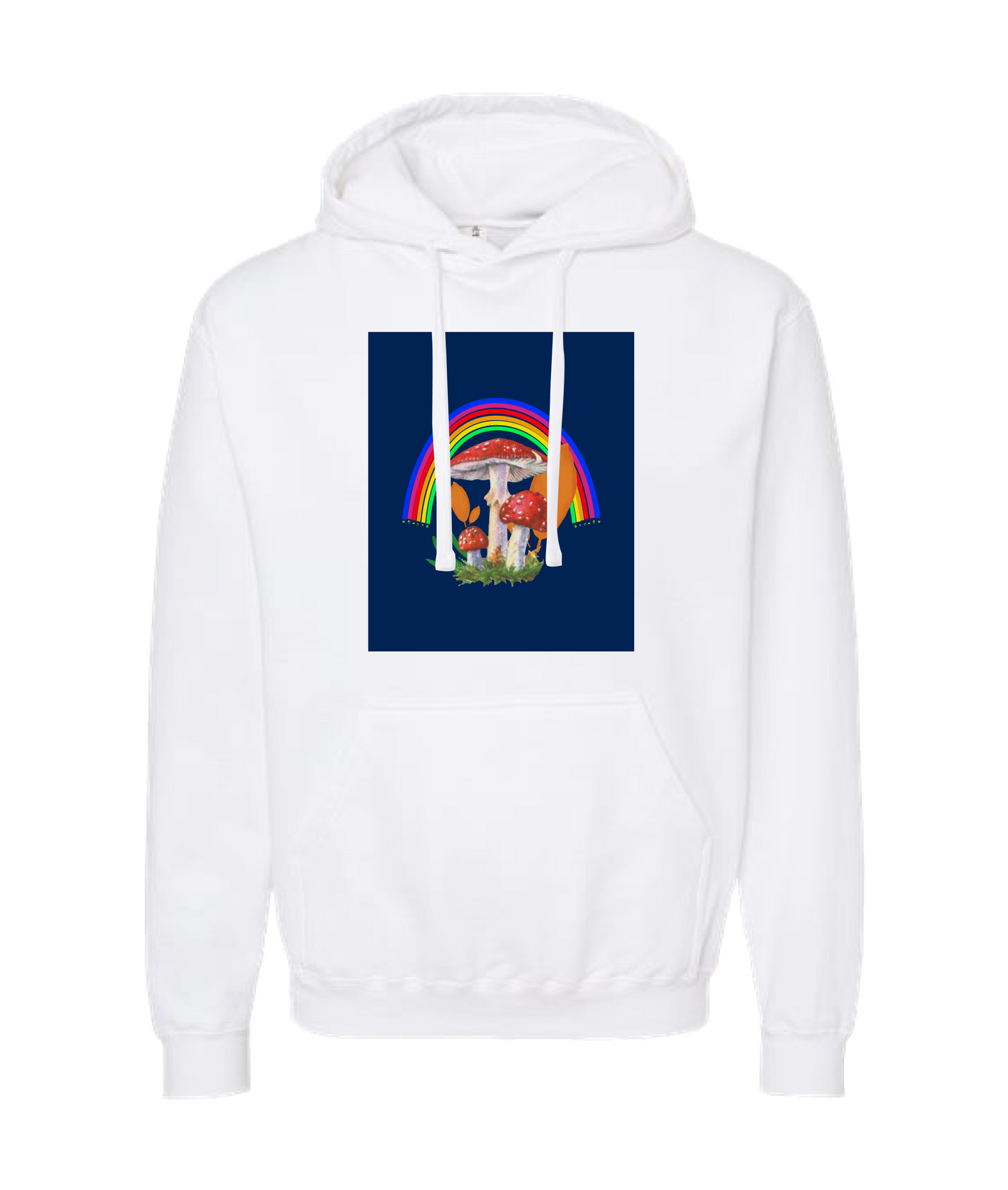 MycoPsycho - Rainbow Mycology - White Hoodie