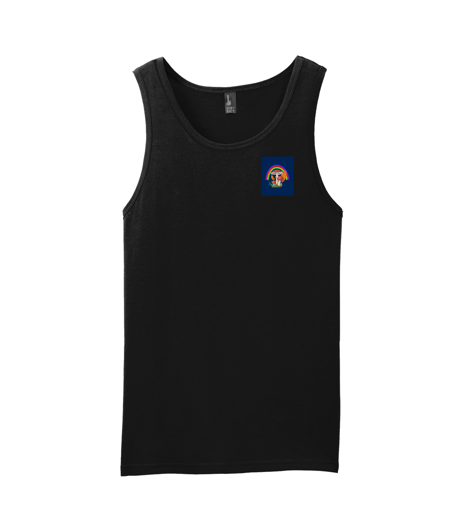 MycoPsycho - Rainbow Mycology - Black Tank Top