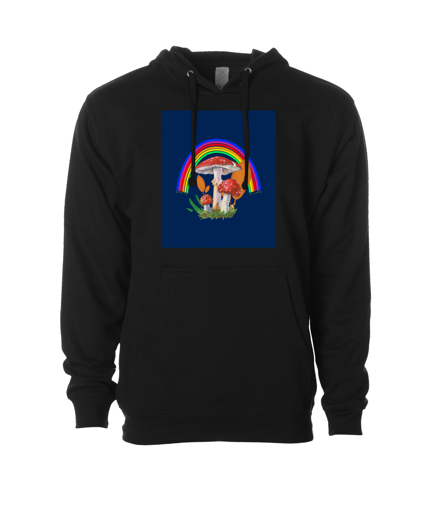 MycoPsycho - Rainbow Mycology - Black Hoodie