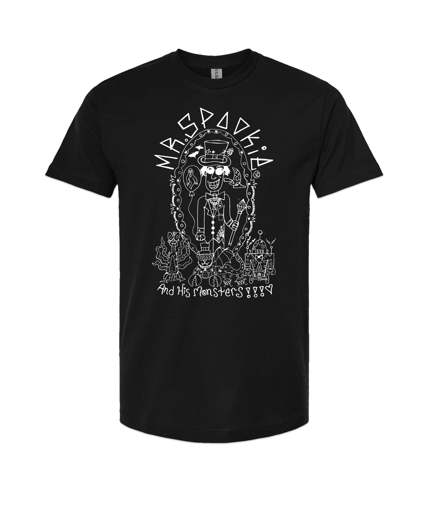 Mr.Spookie - LOGO 1 - Black T-Shirt