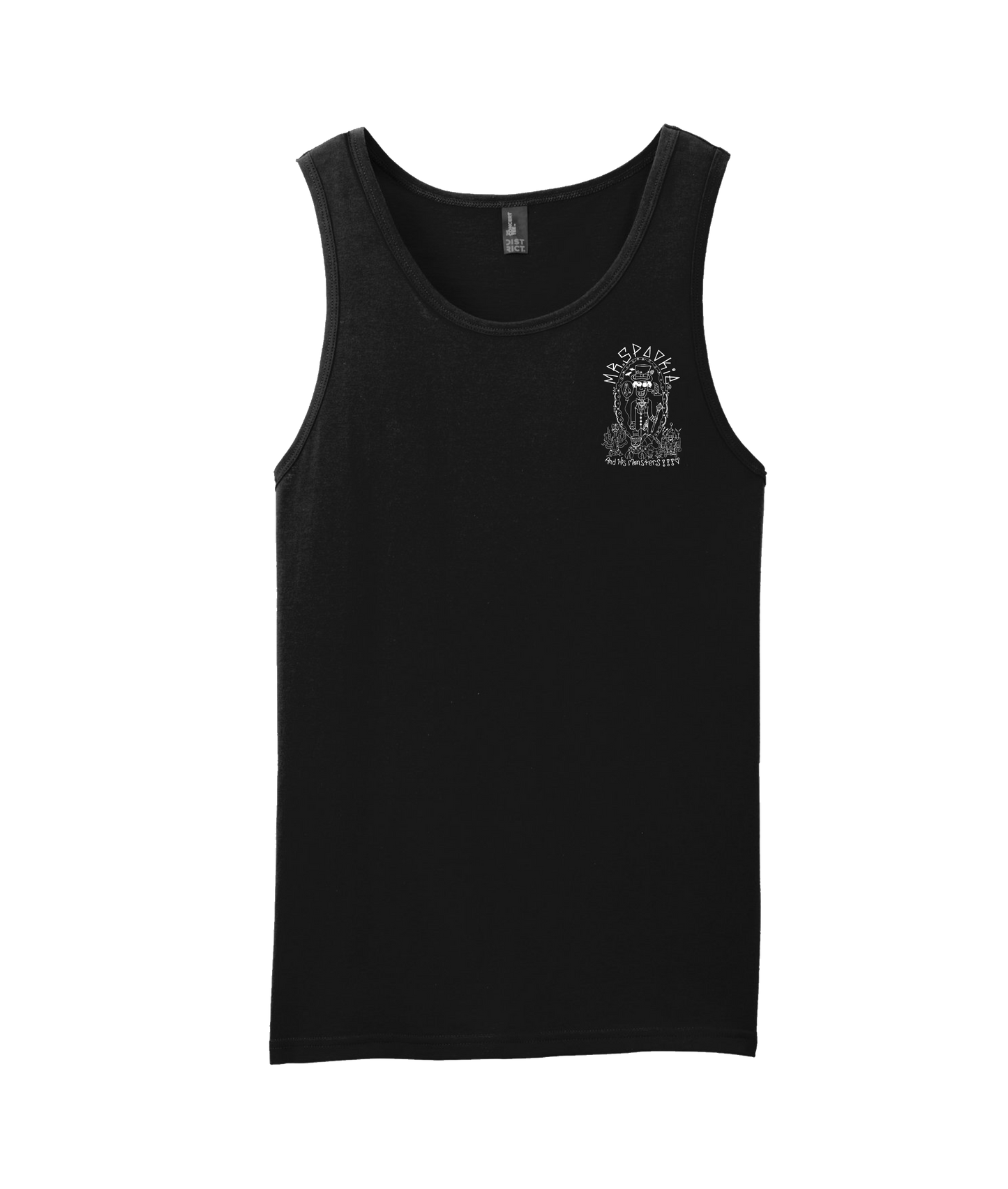 Mr.Spookie - LOGO 1 - Black Tank Top