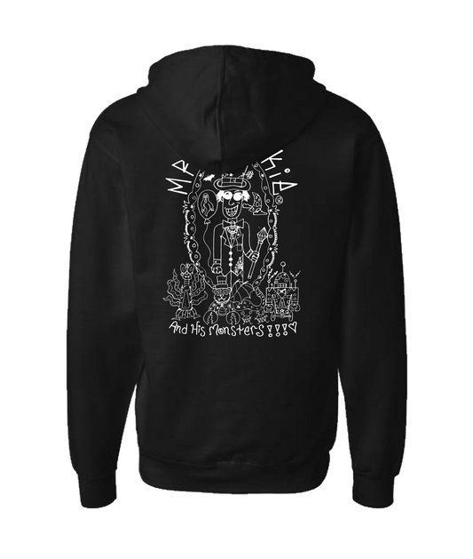 V-MRS - LOGO 1 - Black Zip Up Hoodie