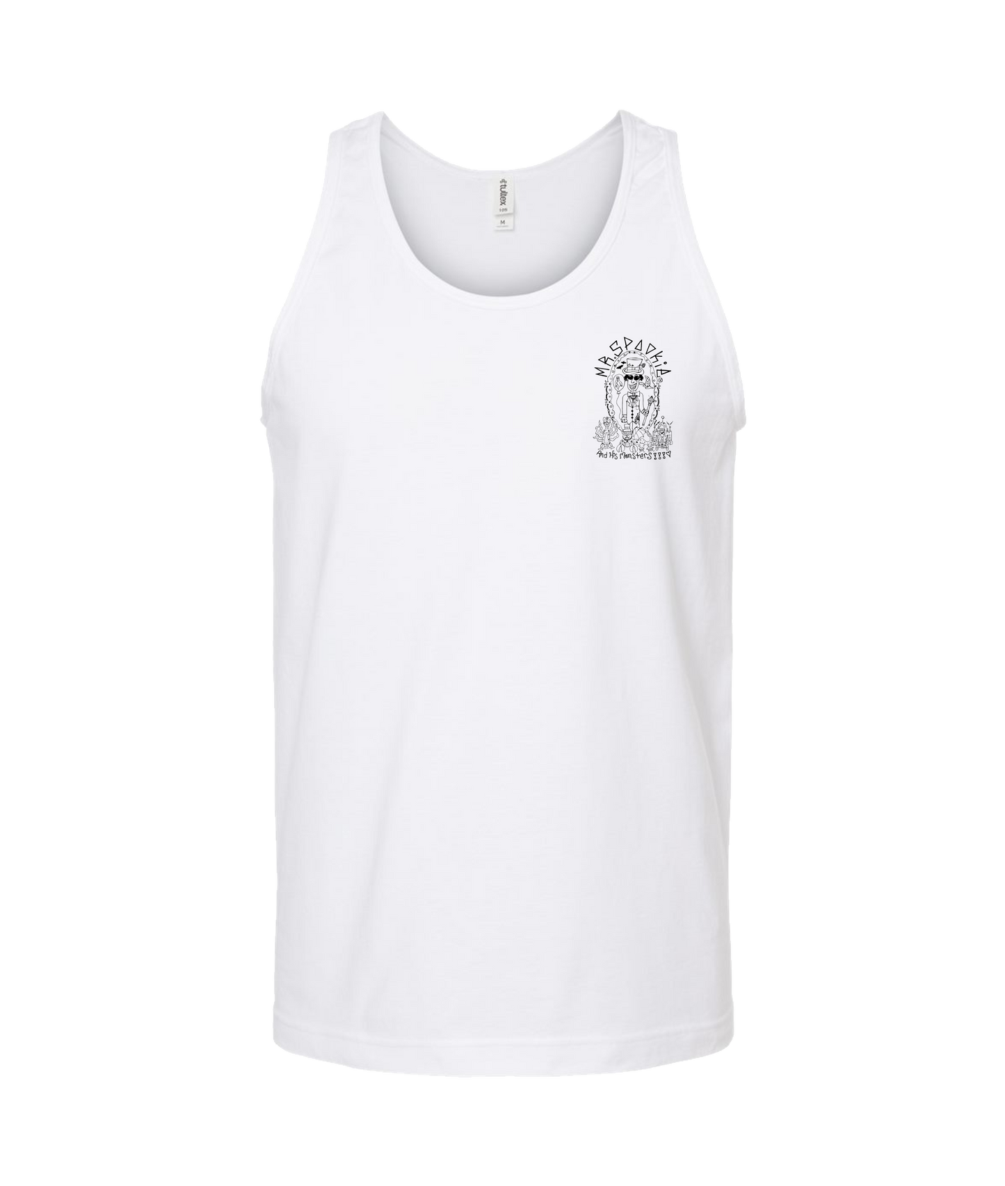Mr.Spookie - LOGO 1 - White Tank Top