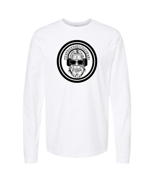 Mannimal Research - Sasquatch - White Long Sleeve T