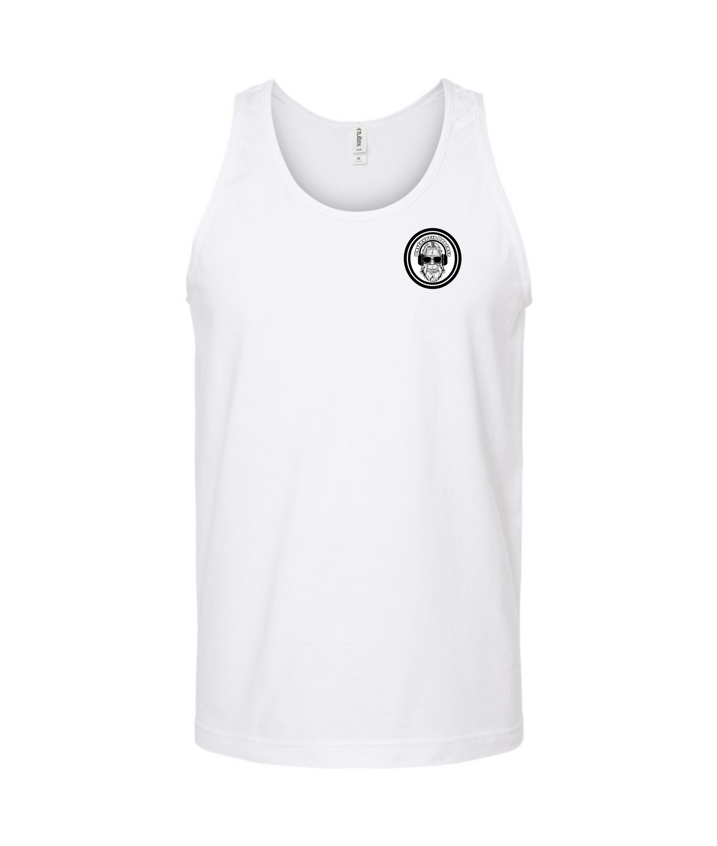 Mannimal Research - Sasquatch - White Tank Top