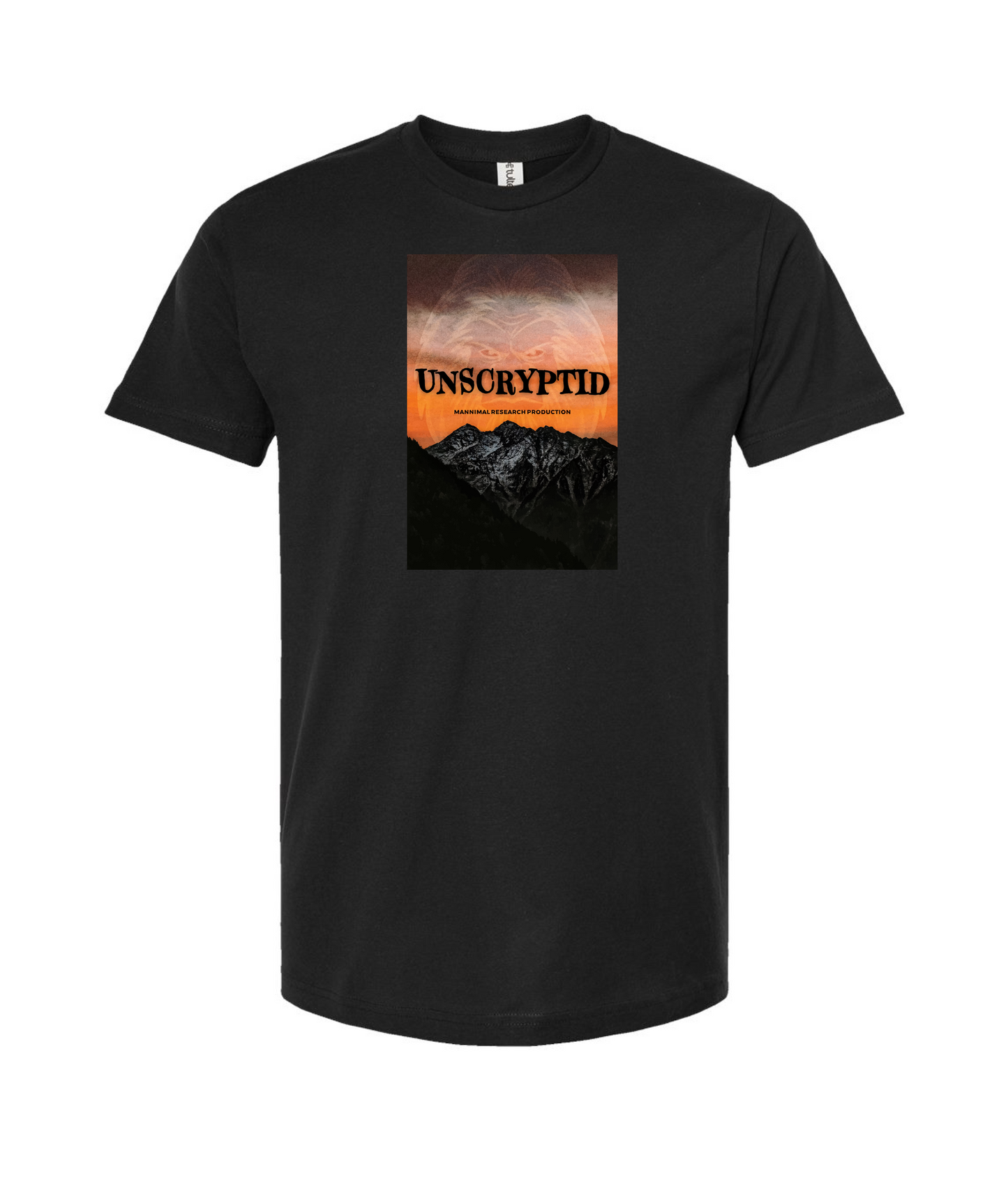 Mannimal Research - Unscryptid - Black T-Shirt
