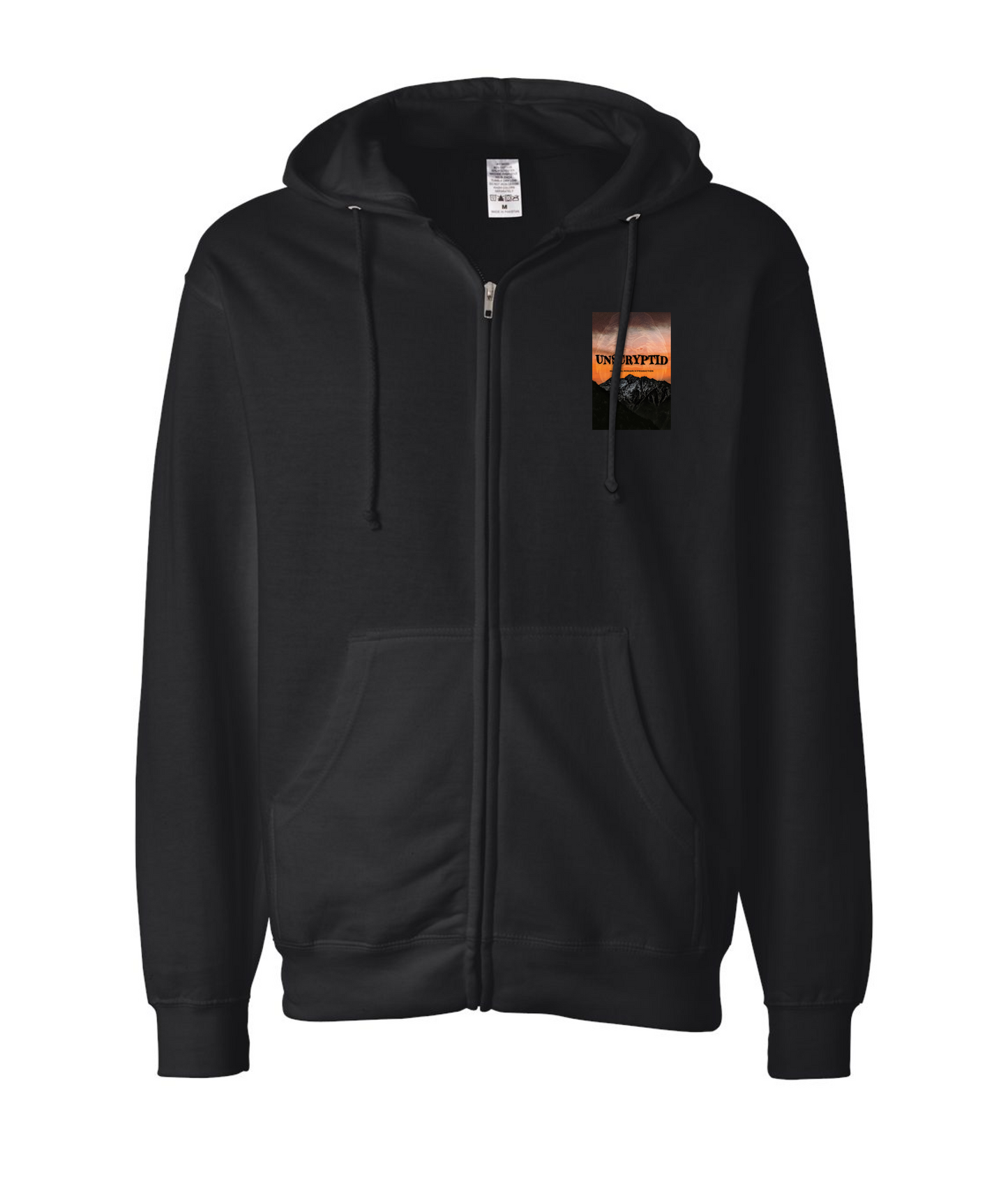 Mannimal Research - Unscryptid - Black Zip Hoodie