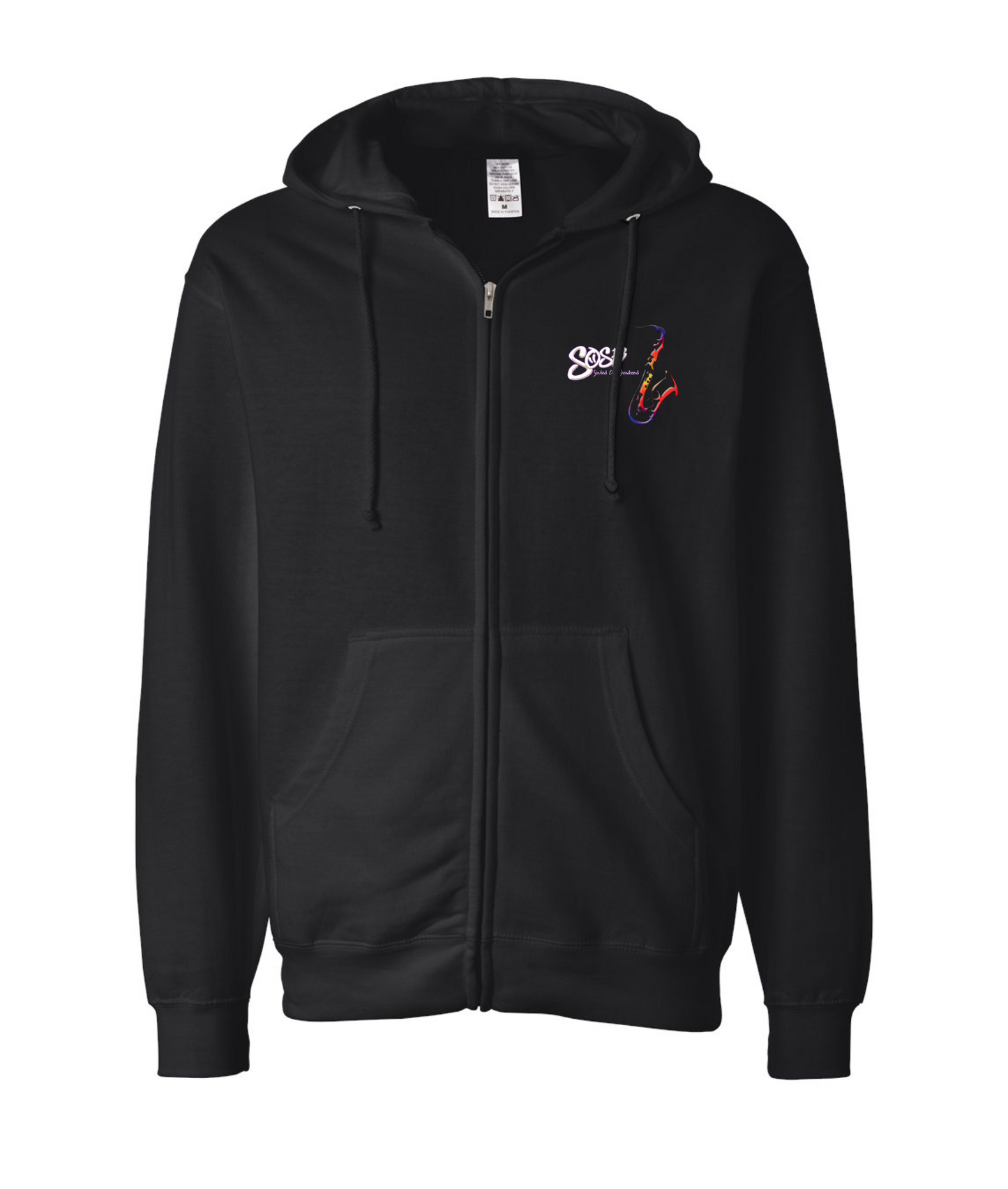 Souled Out Show Band - Logo - Black Zip Hoodie
