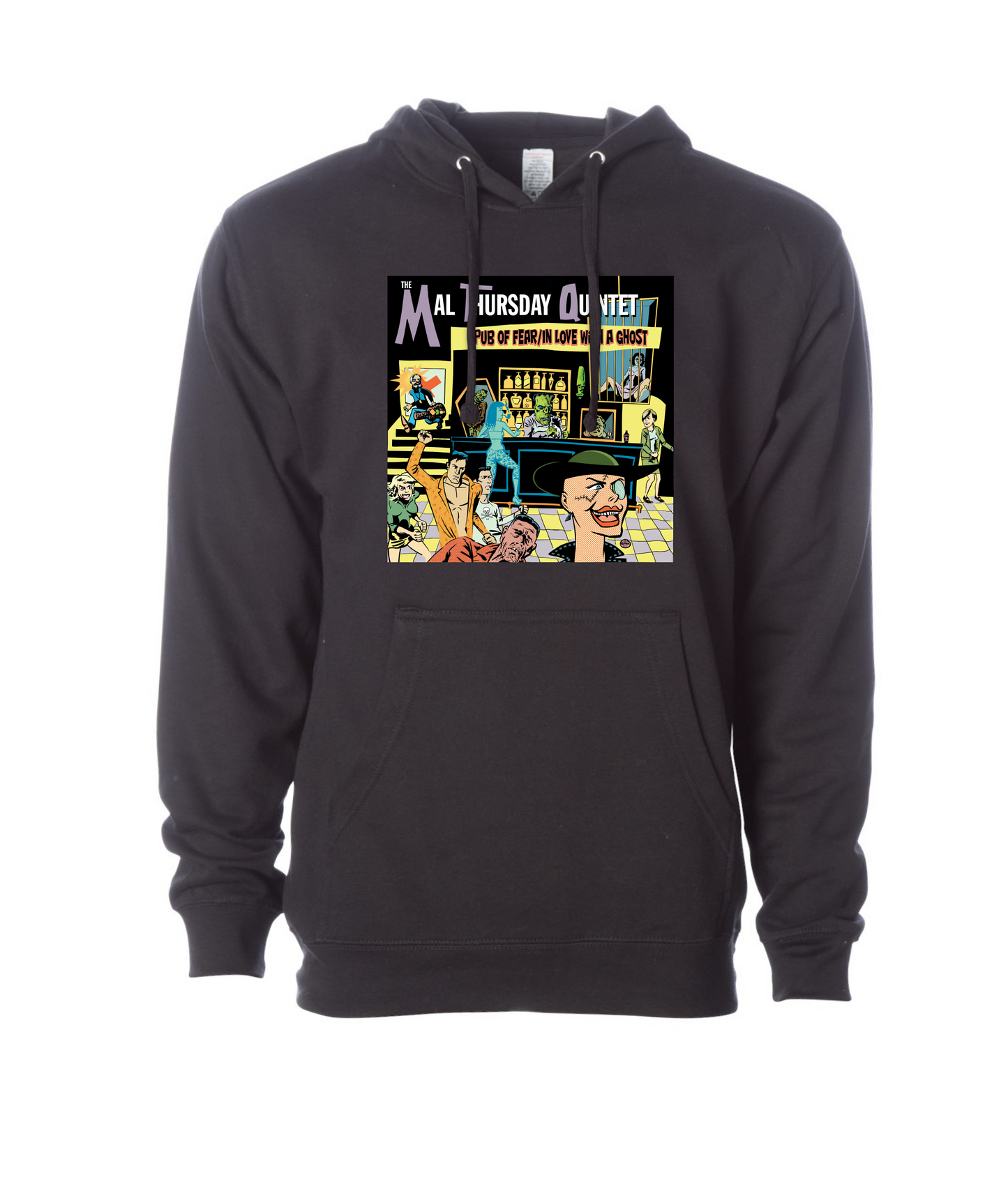 Mal Thursday Quintet - Pub of Fear/In Love With a Ghoot - Black Hoodie