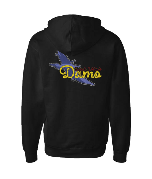 MAT WAR PRO WRESTLING - TEXAS TERROR - Black Zip Up Hoodie